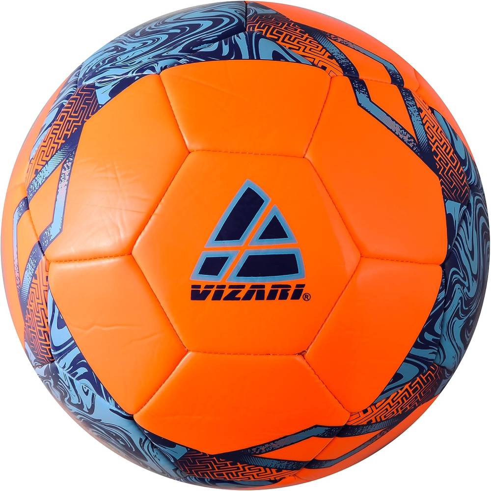 Toledo Soccer Ball for Kids and Adults -Orange/Blue