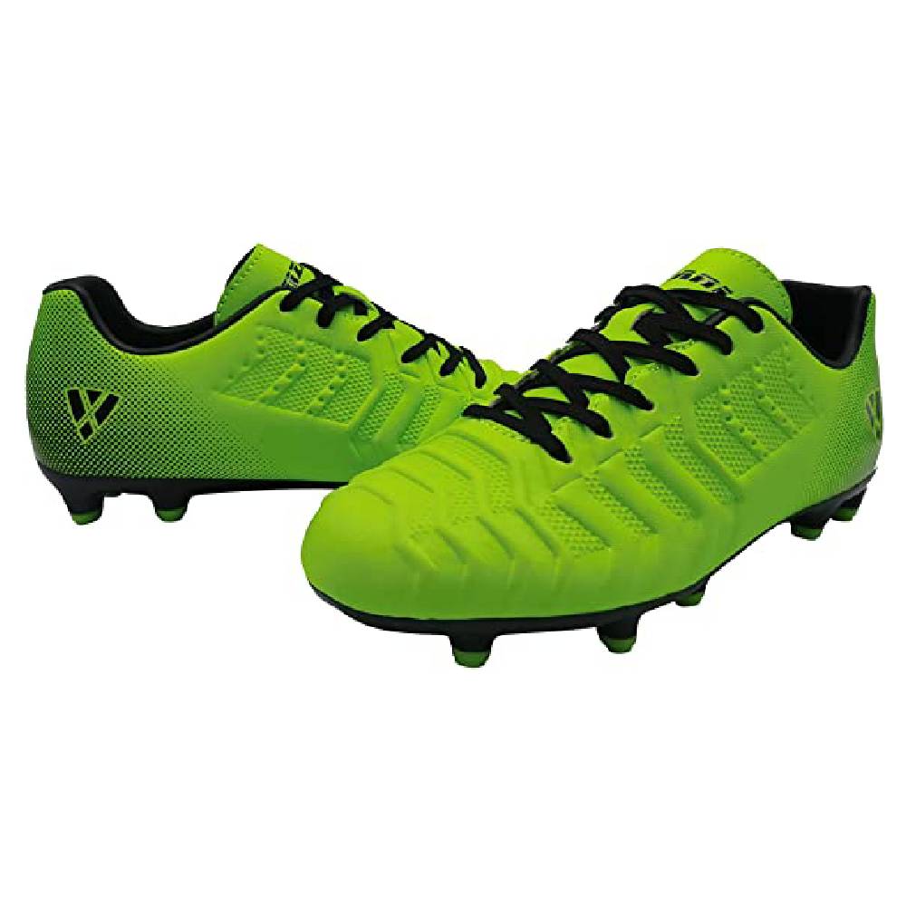 Laguna Junior Firm Ground Soccer Shoes - Lime Green/Black