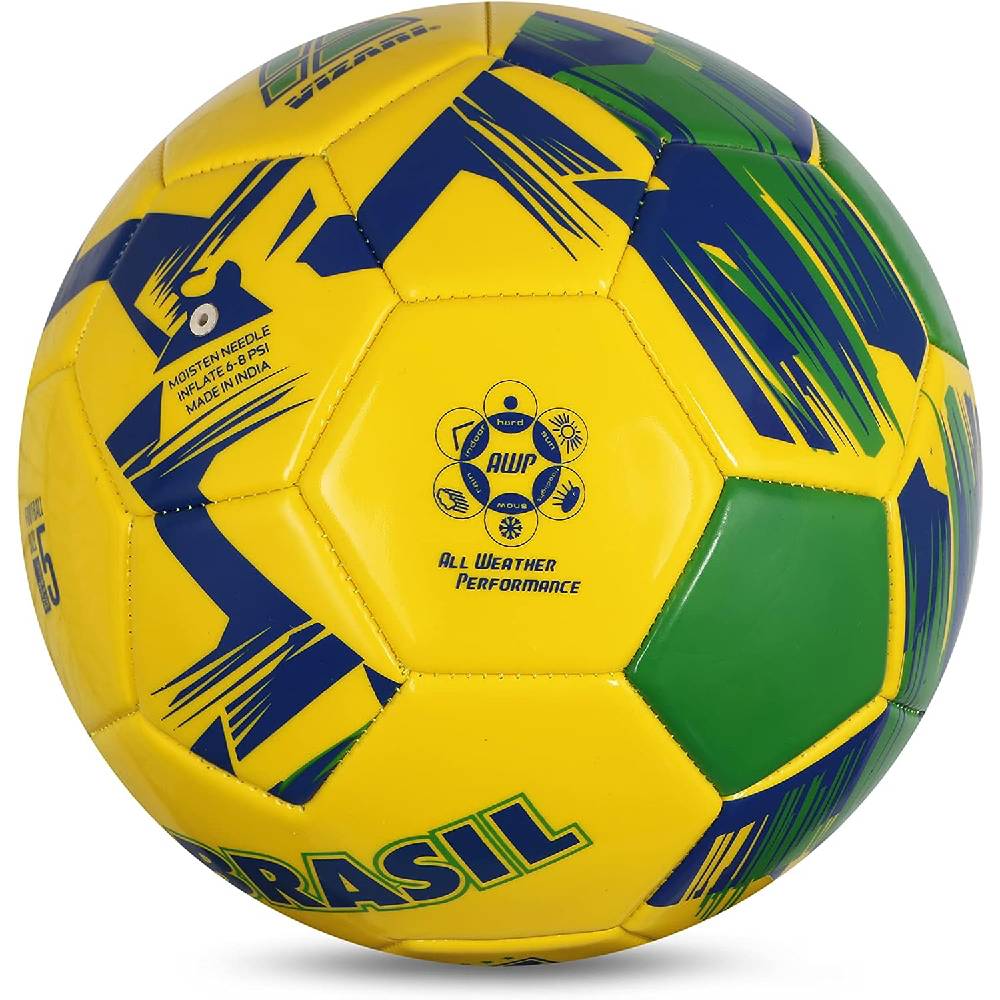 Mini National Team Soccer Balls-Brazil Yellow