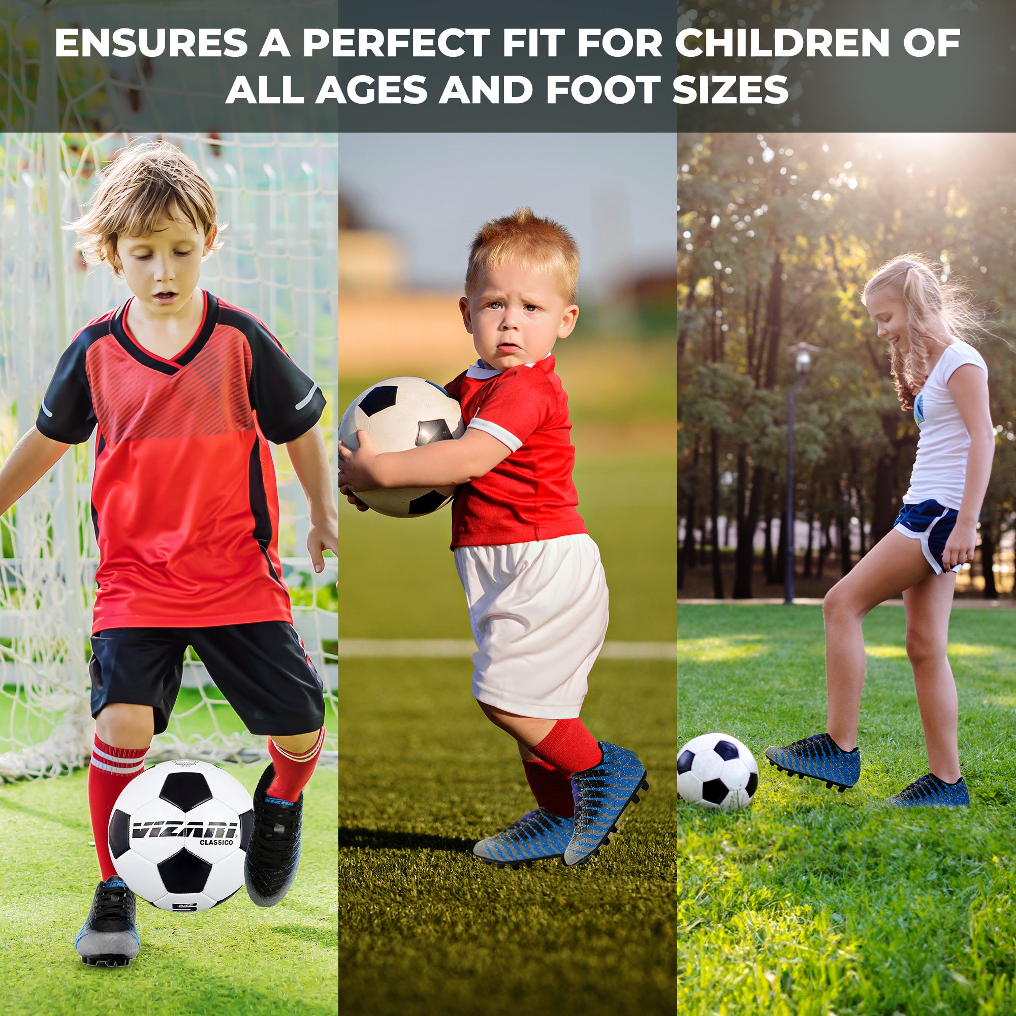Bolt Firm Ground Soccer Shoes -Black/Sky/Silver