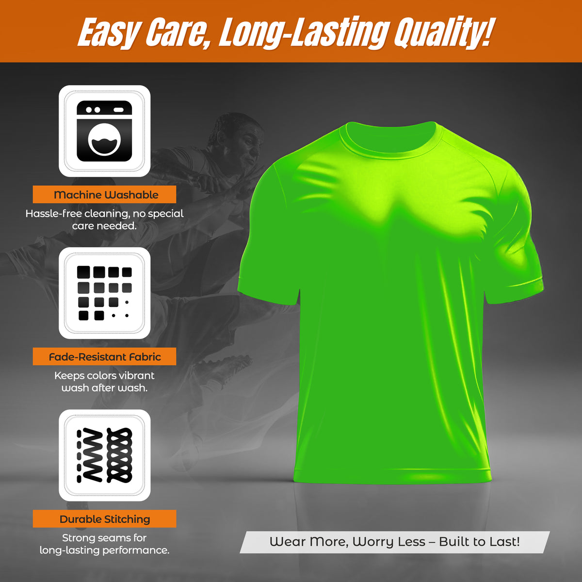 Vizari Performance T-Shirt – Neon Green – Vizari Sports