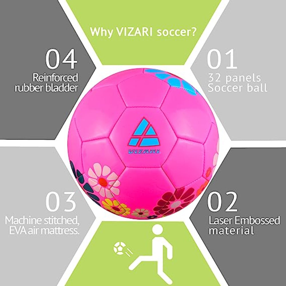 Blossom Soccer Ball - Pink/Blue