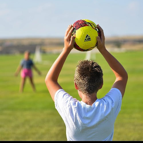 Toledo Soccer Ball for Kids and Adults - Neon Yellow/Red