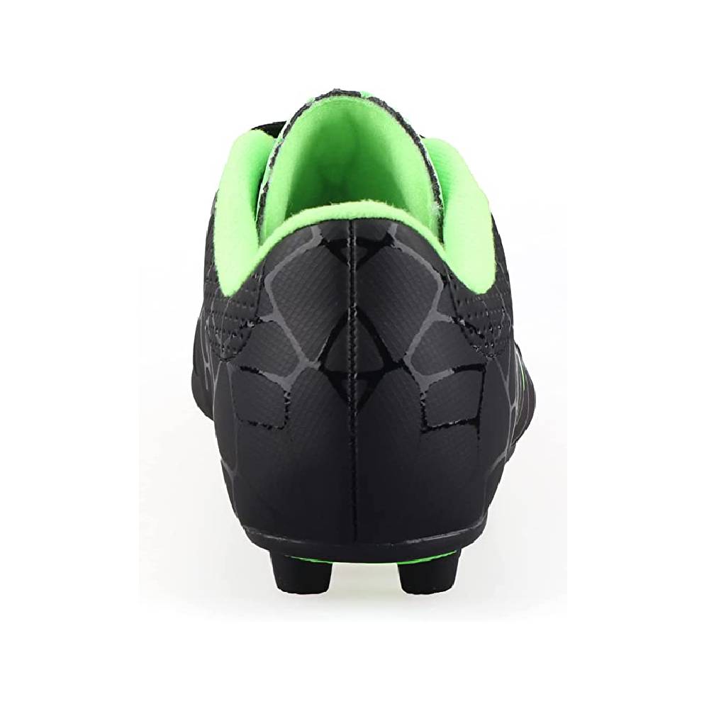 Catalina Junior Firm Ground Soccer Shoes-Black/Green/White