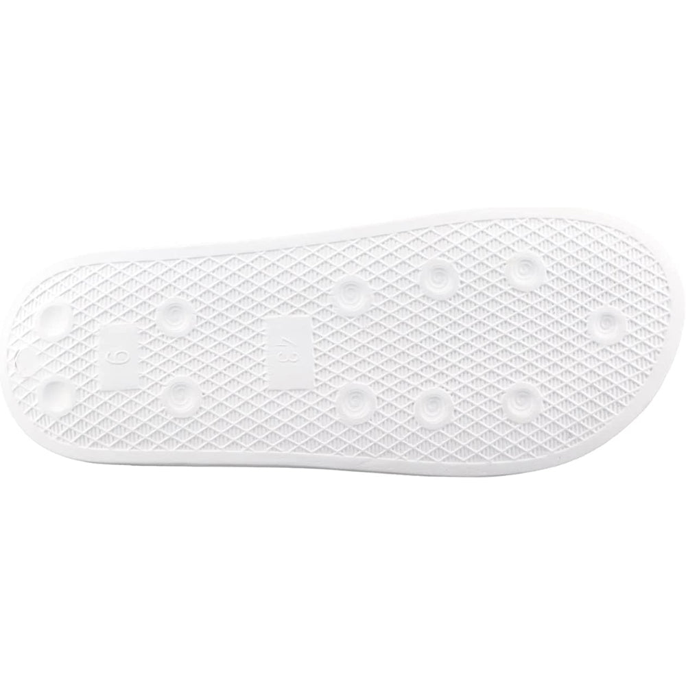 Adult Soccer Slide Sandals - White