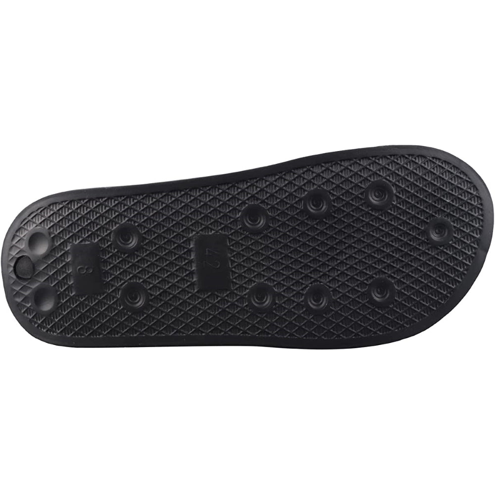 Youth Camo Soccer Slide Sandals - Black