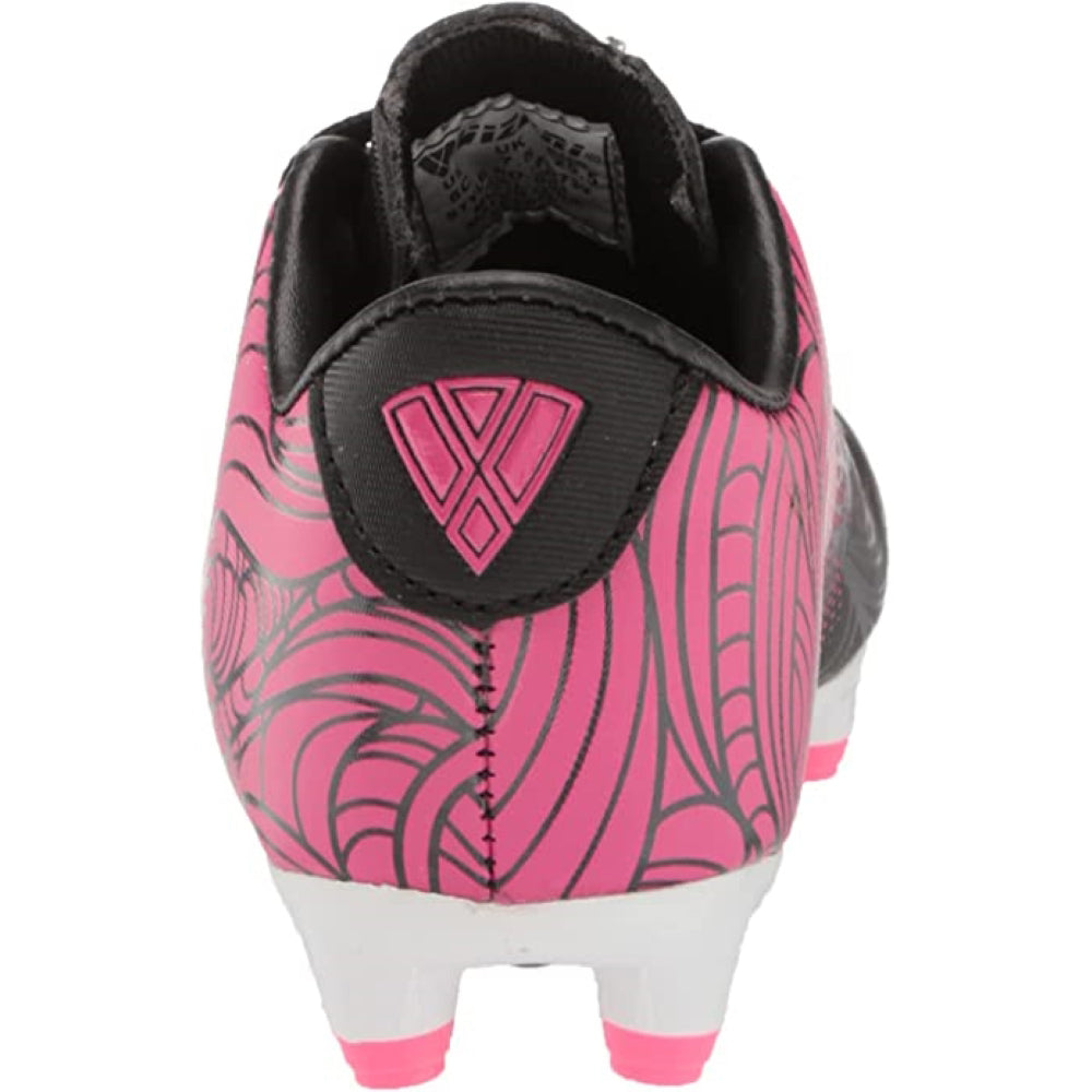 Cali Firm Ground Soccer Shoes-Black/Pink
