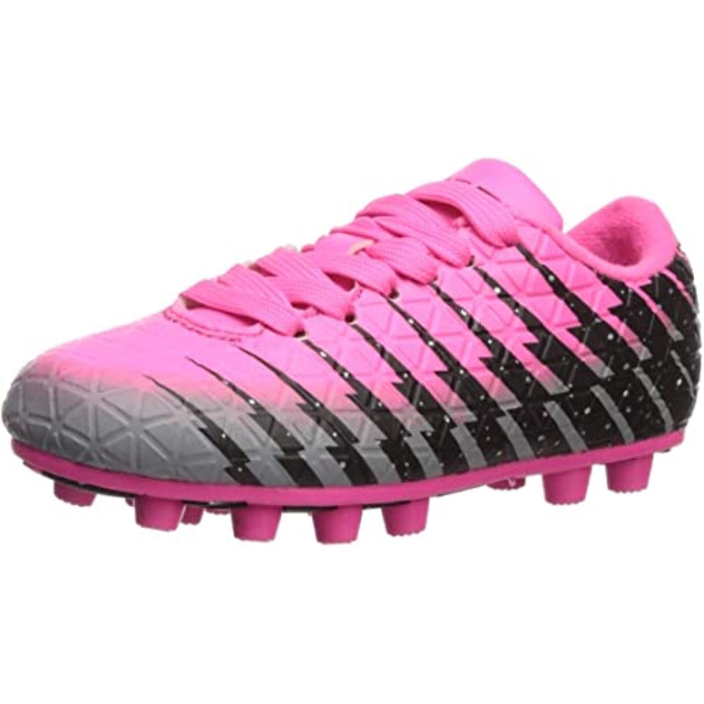 Bolt Firm Ground Soccer Shoes -Pink/Black/Silver