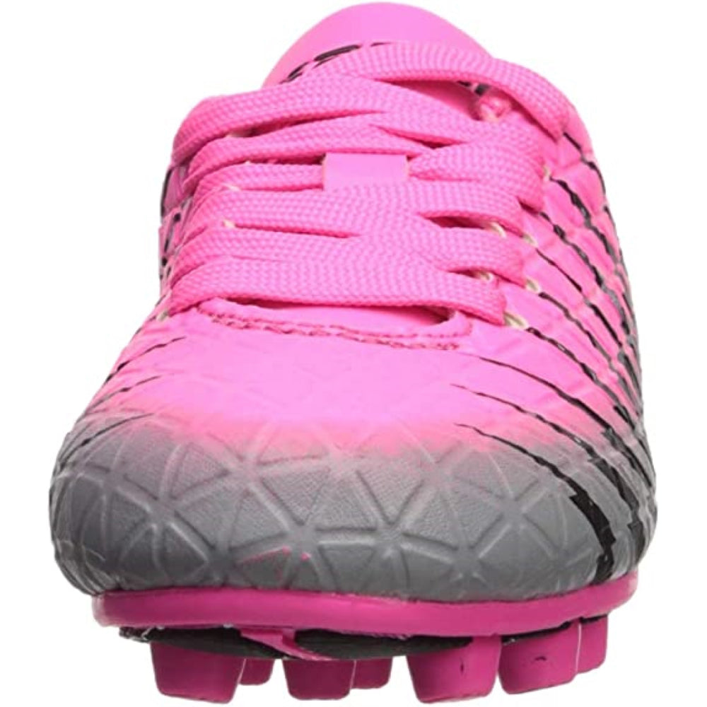 Bolt Firm Ground Soccer Shoes -Pink/Black/Silver