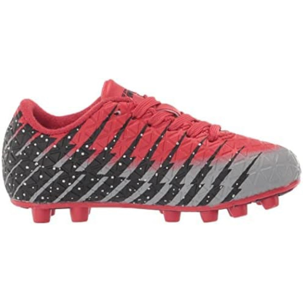 Bolt Firm Ground Soccer Shoes -Red/Black/Silver