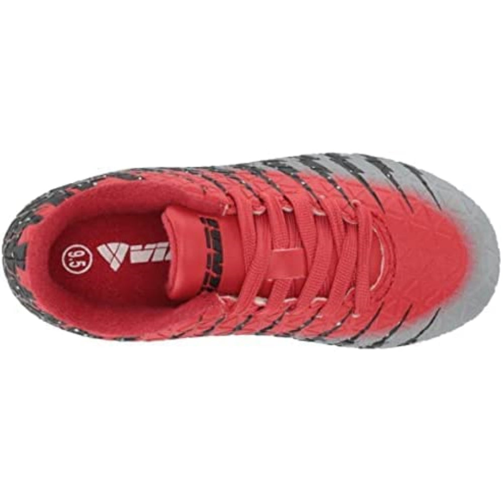 Bolt Firm Ground Soccer Shoes -Red/Black/Silver