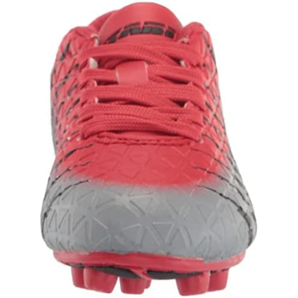 Bolt Firm Ground Soccer Shoes -Red/Black/Silver