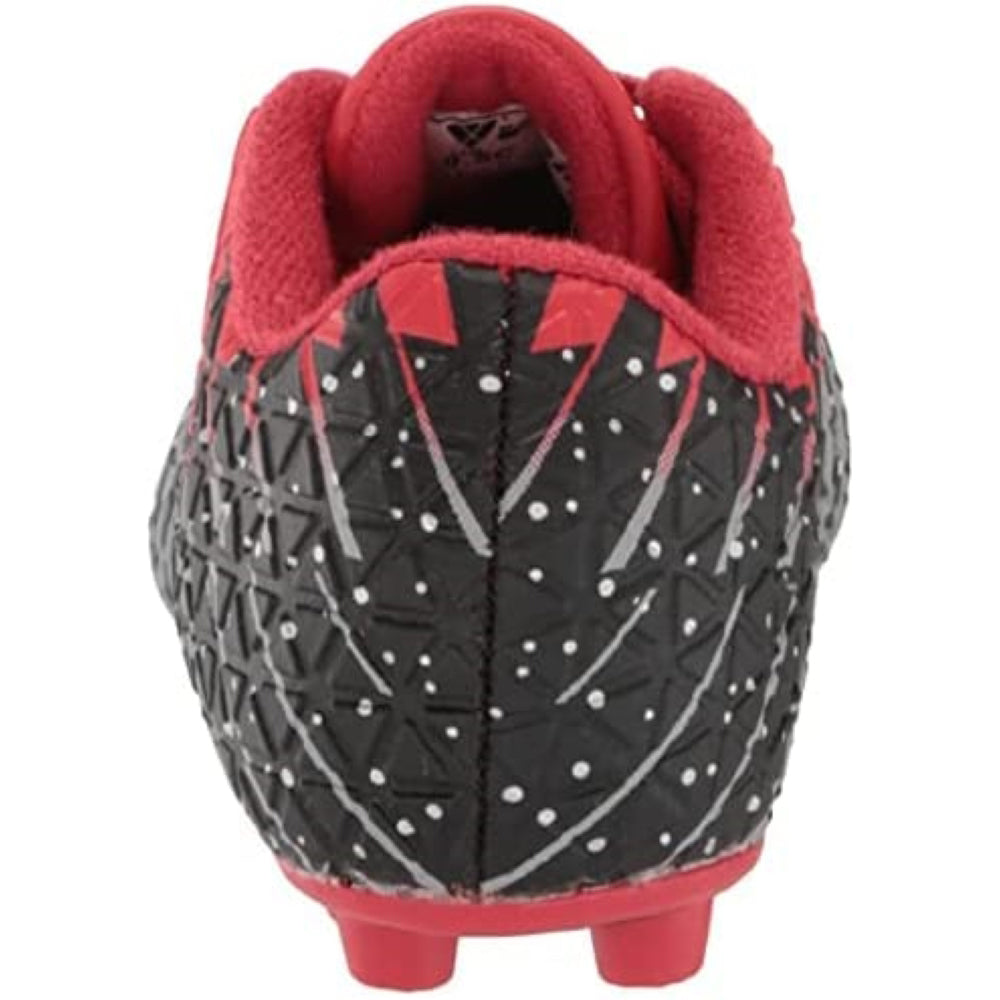 Bolt Firm Ground Soccer Shoes -Red/Black/Silver
