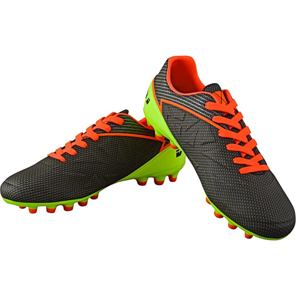 Rio Firm Ground Soccer Cleats - Black/Neon Lime