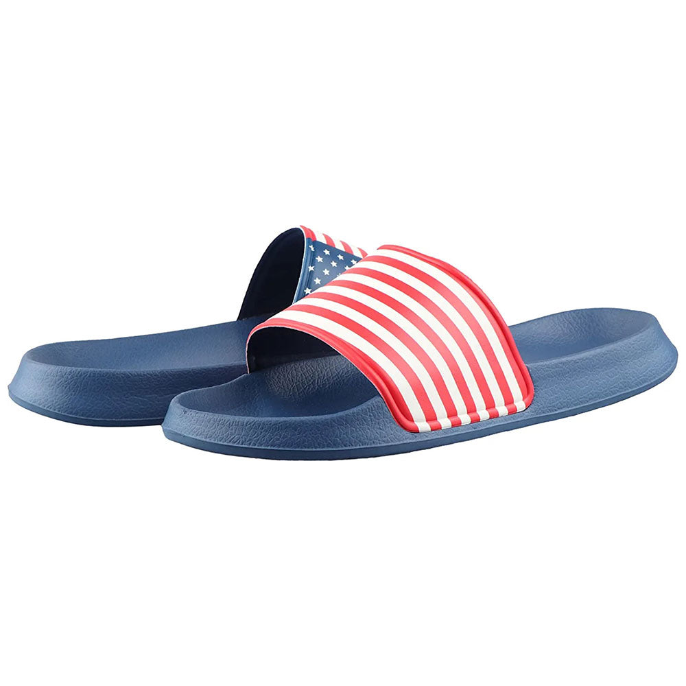 USA Soccer Slide Sandals - Navy