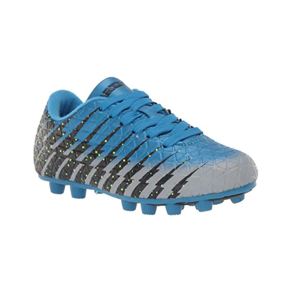 Bolt Firm Ground Soccer Shoes -Blue/Black/Silver