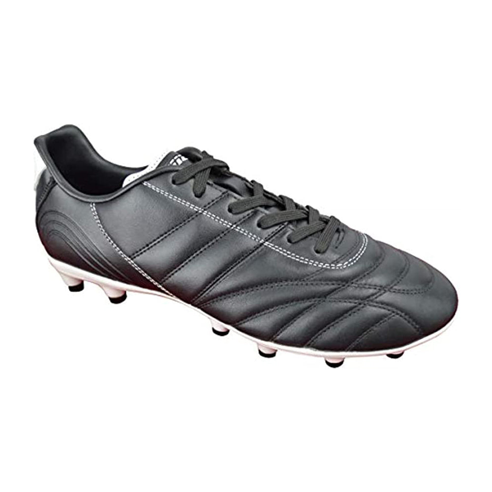 Classico Junior Firm Ground Soccer Shoes - Black/White