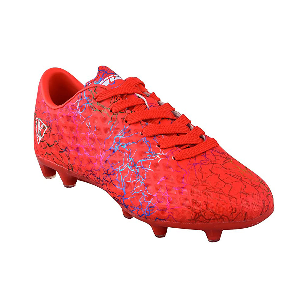 Zodiac Junior Firm Ground Soccer Cleats - Red