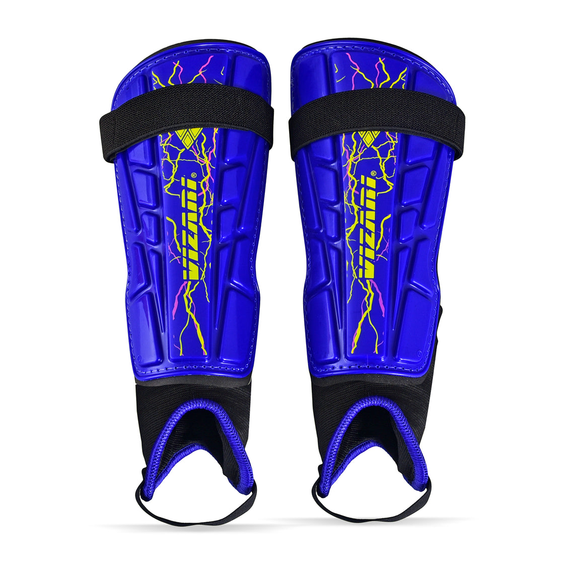 Zodiac Soccer Shin Guard with Detachable Ankle Protection-Blue - Vizari Sports
