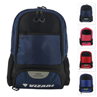 Avila Soccer Backpack - Black/Navy - Vizari Sports