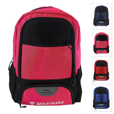 Avila Soccer Backpack - Black/Neon Pink - Vizari Sports