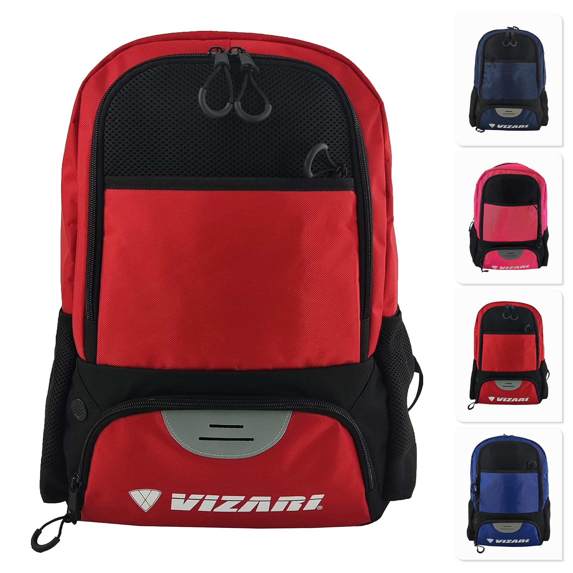 Avila Soccer Backpack - Black/Red