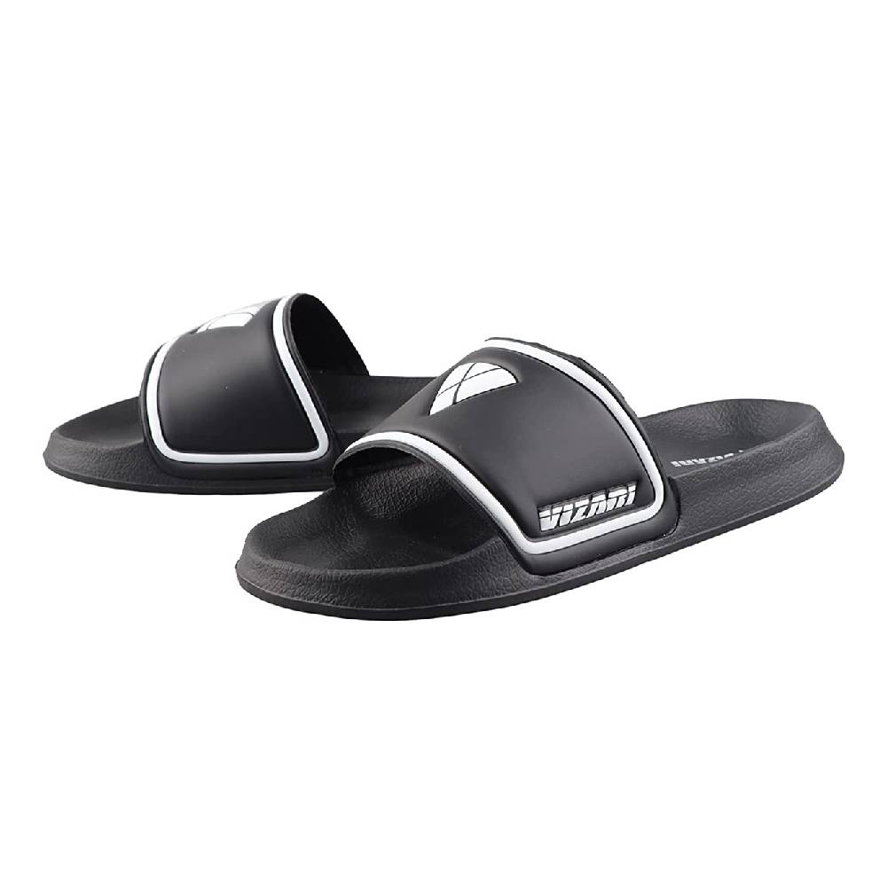 Youth Soccer Slide Sandals - Black