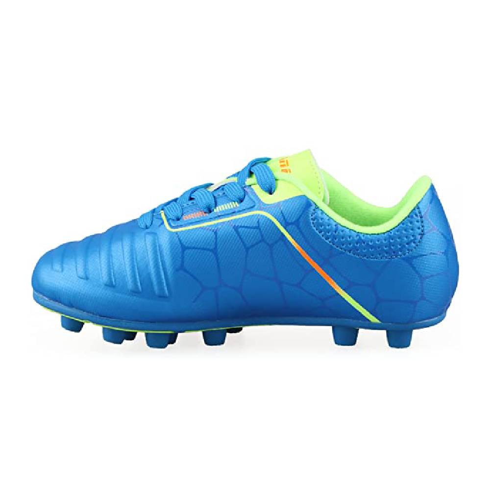 Catalina JR. Firm Ground Soccer Shoes-Blue/Lime/Orange