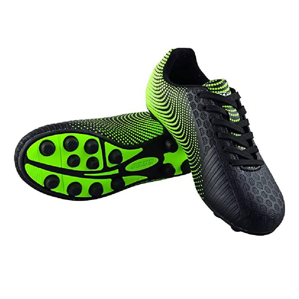 Stealth Firm Ground Soccer Shoes -Black/Green - Vizari Sports