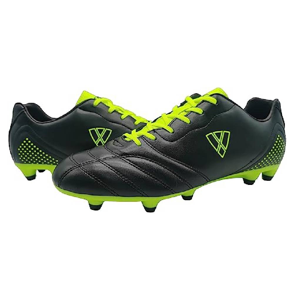 Redondo Firm Ground Soccer Shoes-Black/Green - Vizari Sports