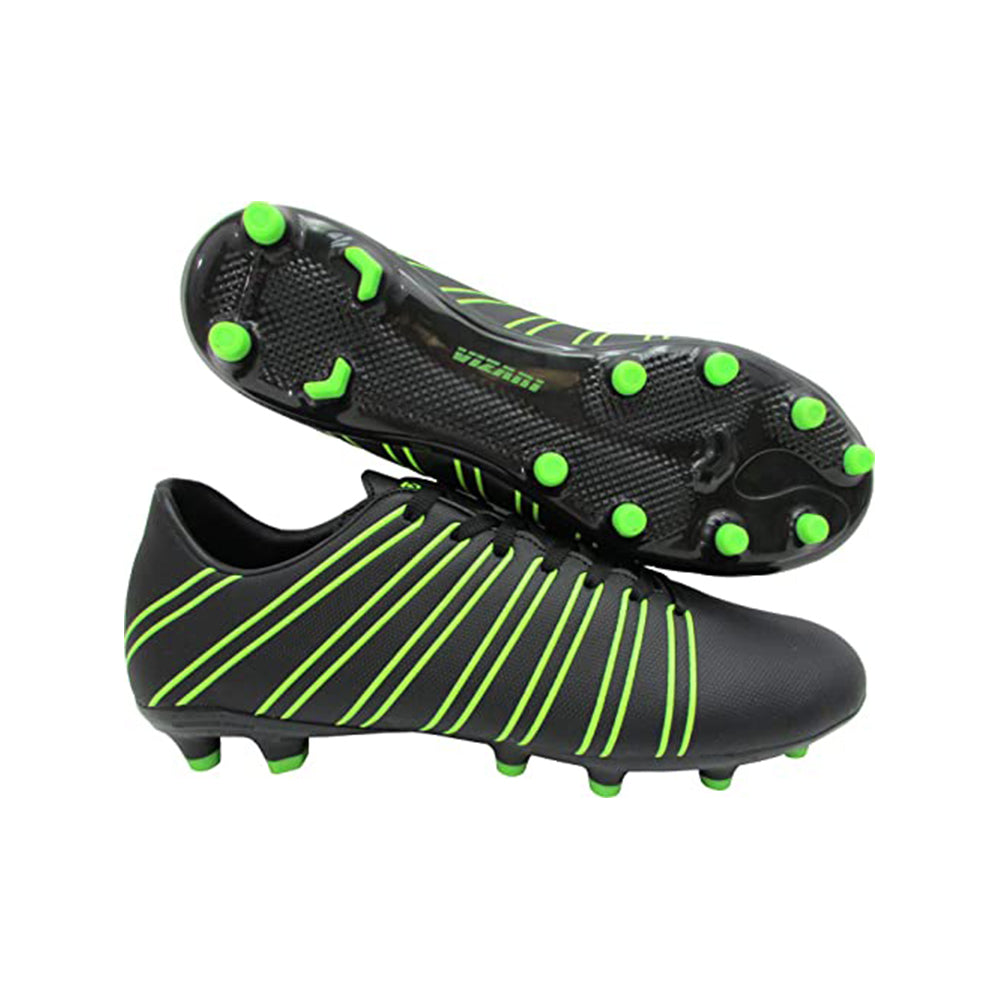 Madero Firm Ground Soccer Shoes -Black/Green
