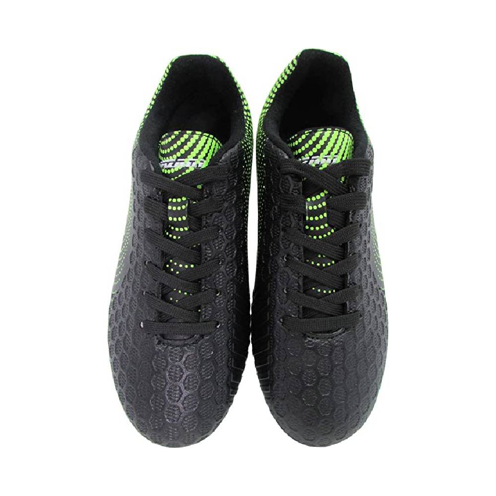 Stealth Firm Ground Soccer Shoes -Black/Green - Vizari Sports