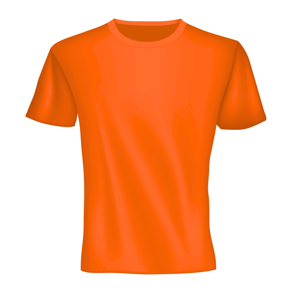 Performance T-Shirt Neon-Orange - Vizari Sports