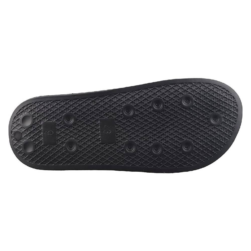 Adult Soccer Slide Sandals-Black