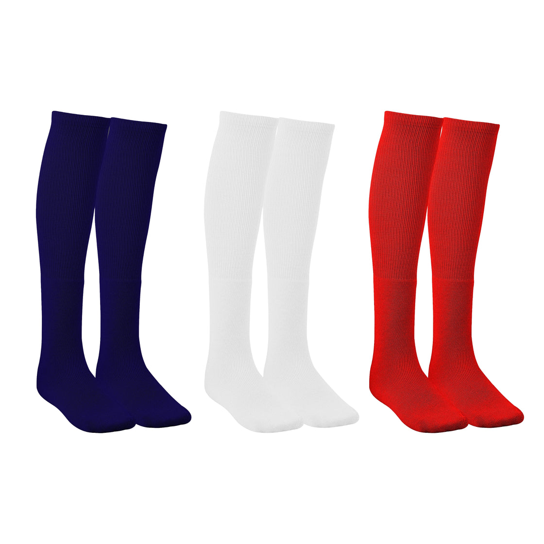 Vizari League Multi-Colored Socks Combo | Sweat Wicking Socks (Pack of 3) - Vizari Sports