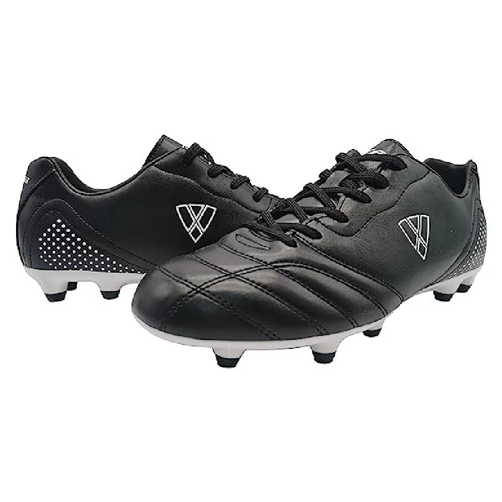Redondo Firm Ground Soccer Shoes -Black/White - Vizari Sports
