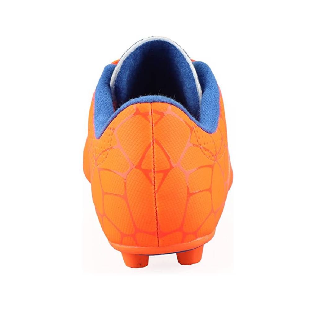 Catalina Junior Firm Ground Soccer Shoes-Orange/Royal/Lime