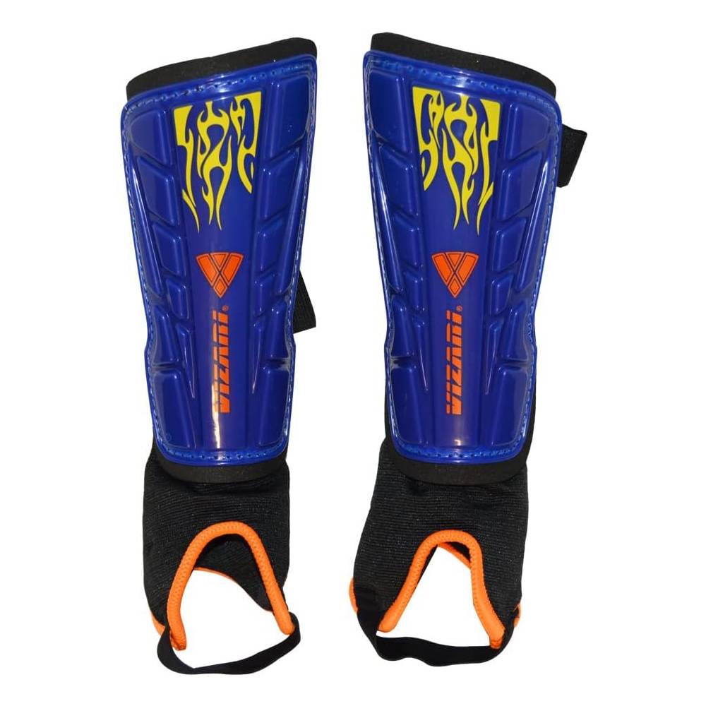 Blaze Soccer Shin Guard-Blue/Orange - Vizari Sports