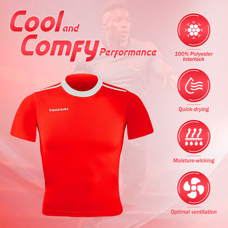 Velez Jersey-Red - Vizari Sports