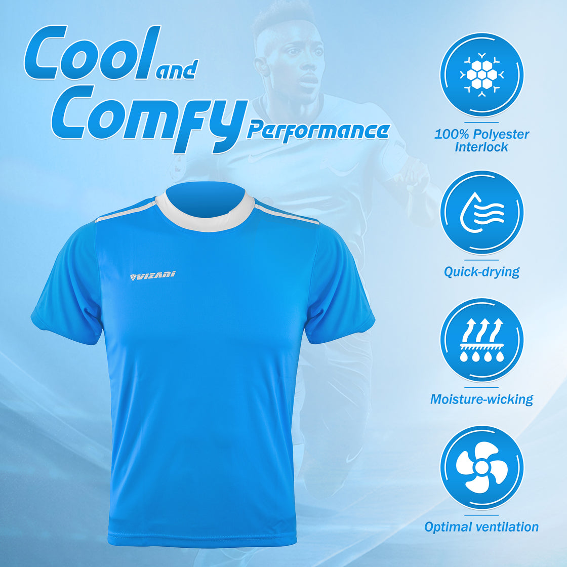 Velez Jersey-Light Blue - Vizari Sports