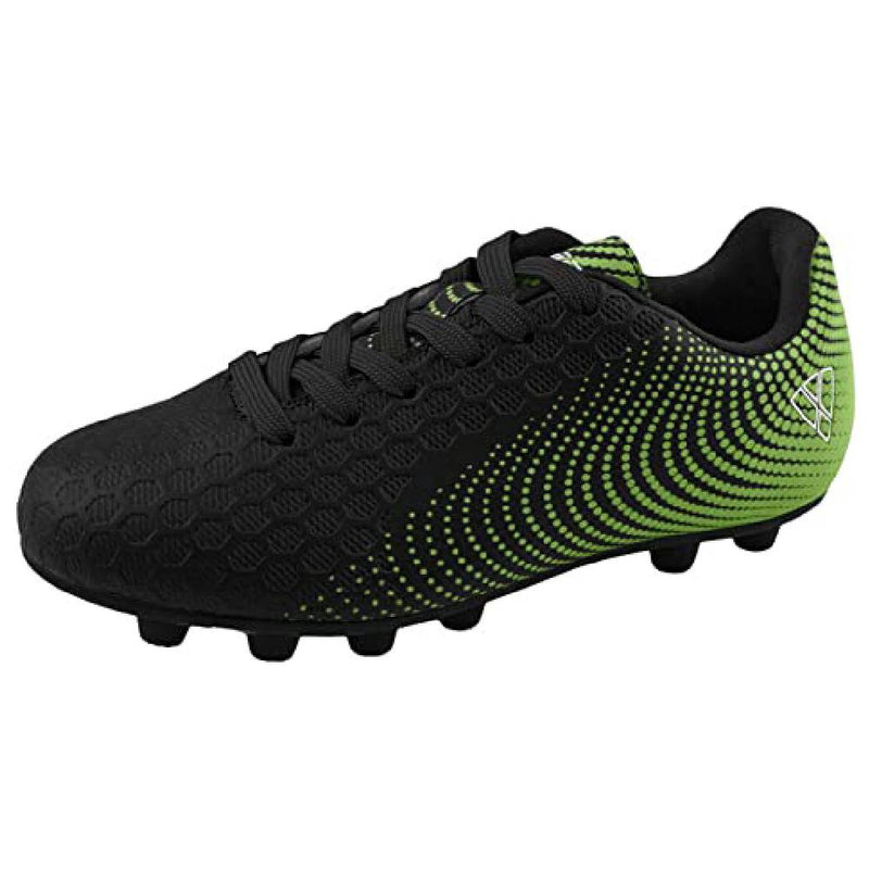 Stealth Firm Ground Soccer Shoes -Black/Green - Vizari Sports