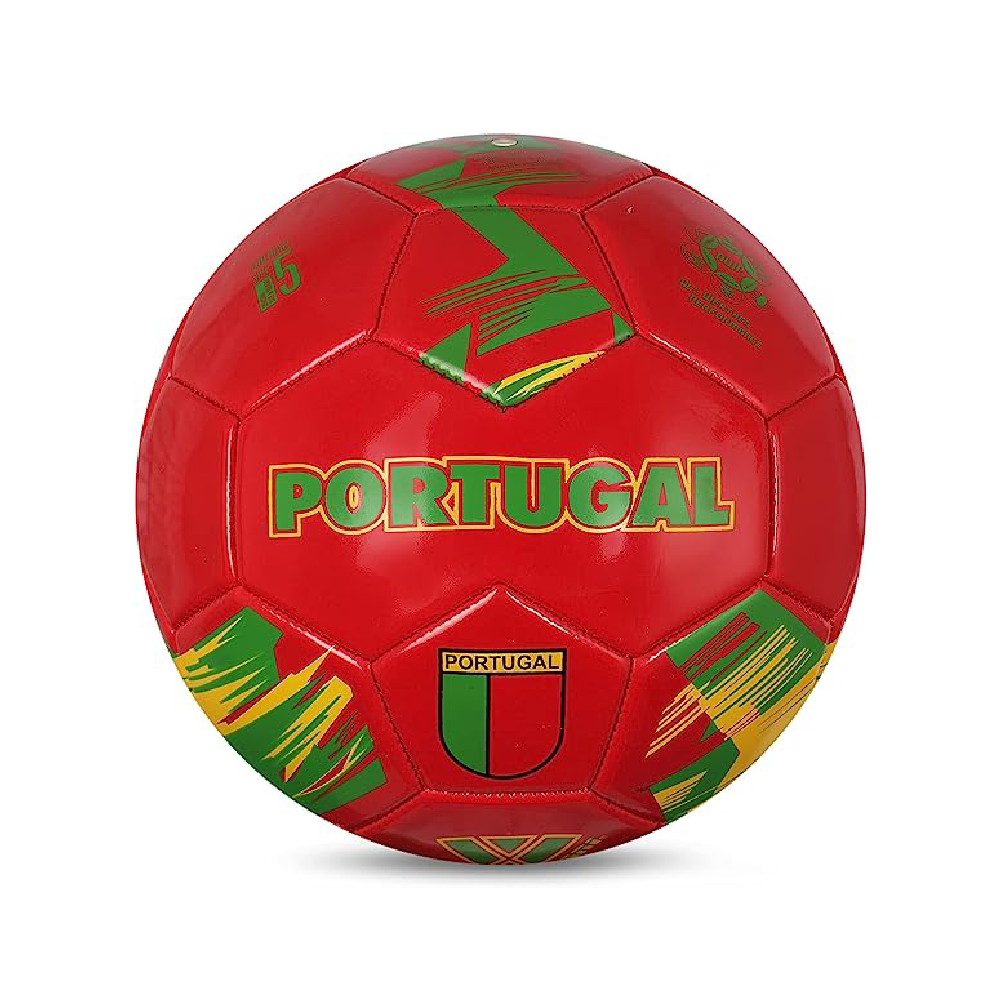 Mini National Team Soccer Balls-Portugal Red