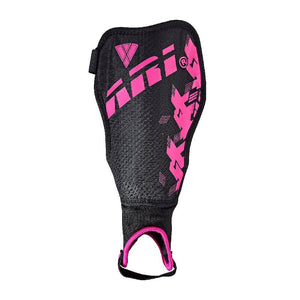 Napoli Soccer Shin Guards-Black/Pink