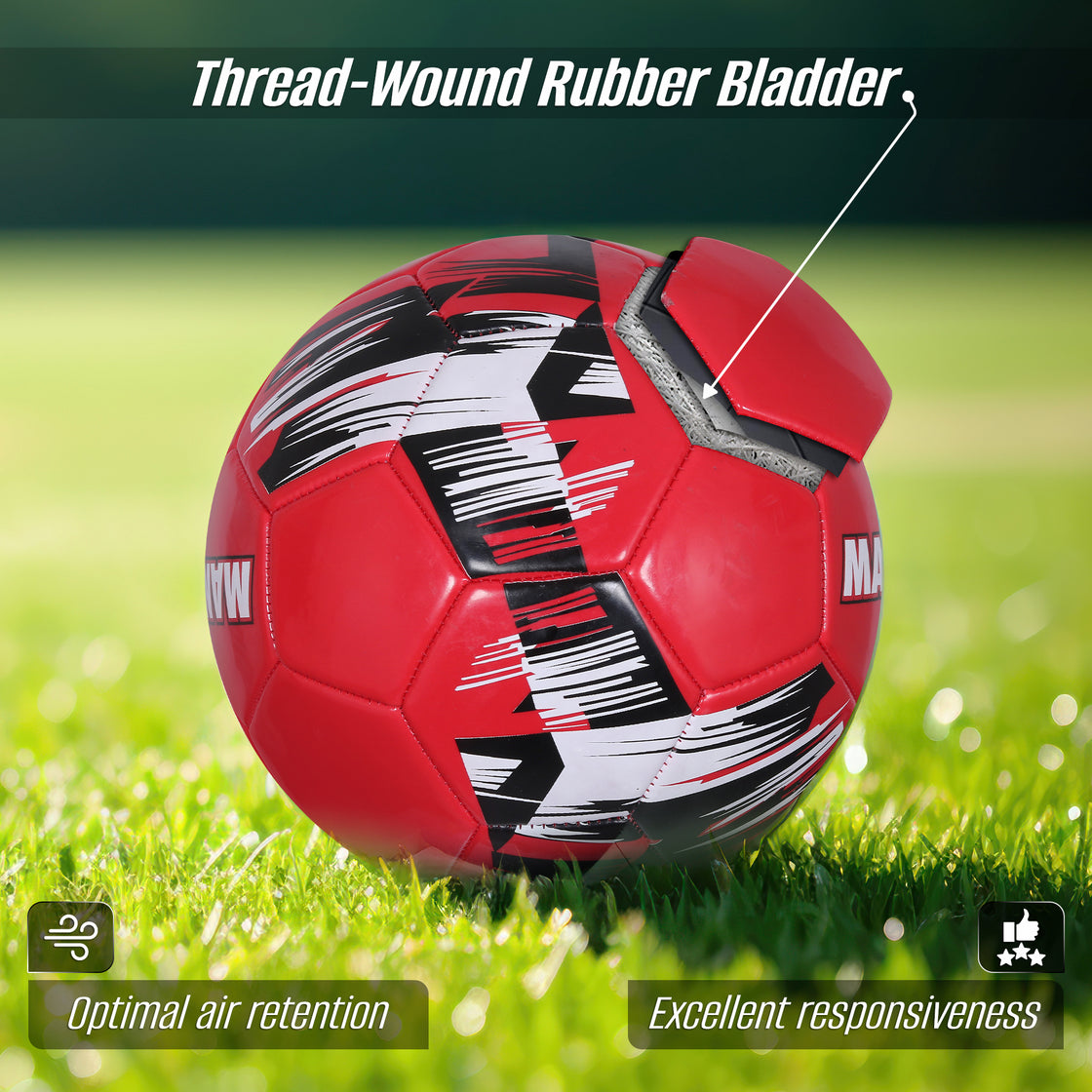 Club Team Soccer Balls - Manchester Red - Vizari Sports