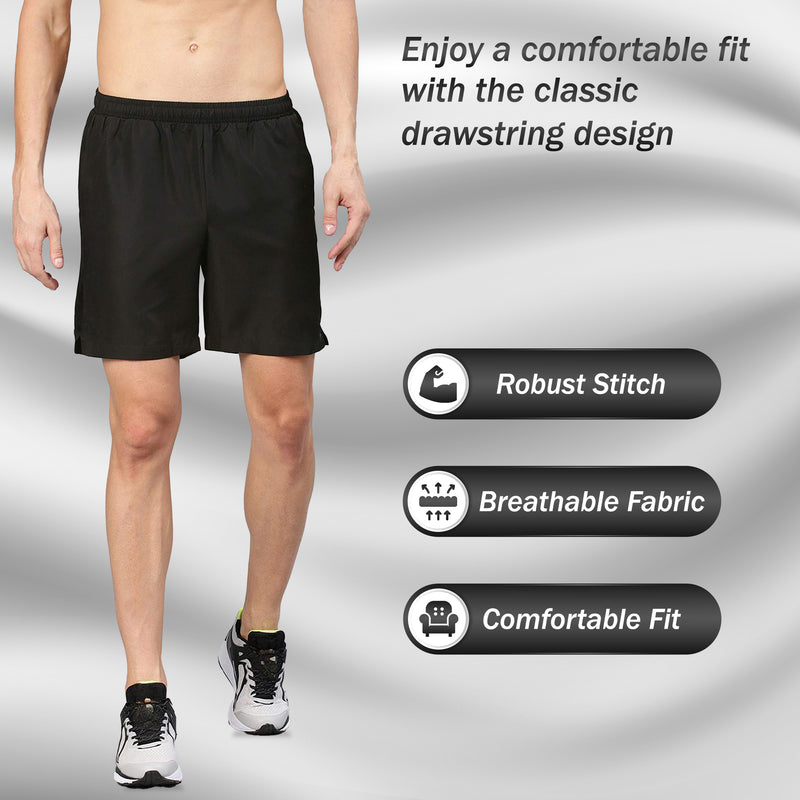 Trento Soccer Shorts-Black - Vizari Sports