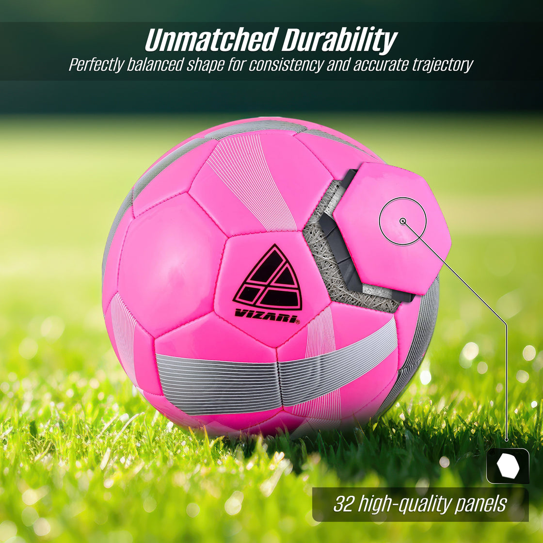 Hydra Soccer Ball-Pink - Vizari Sports