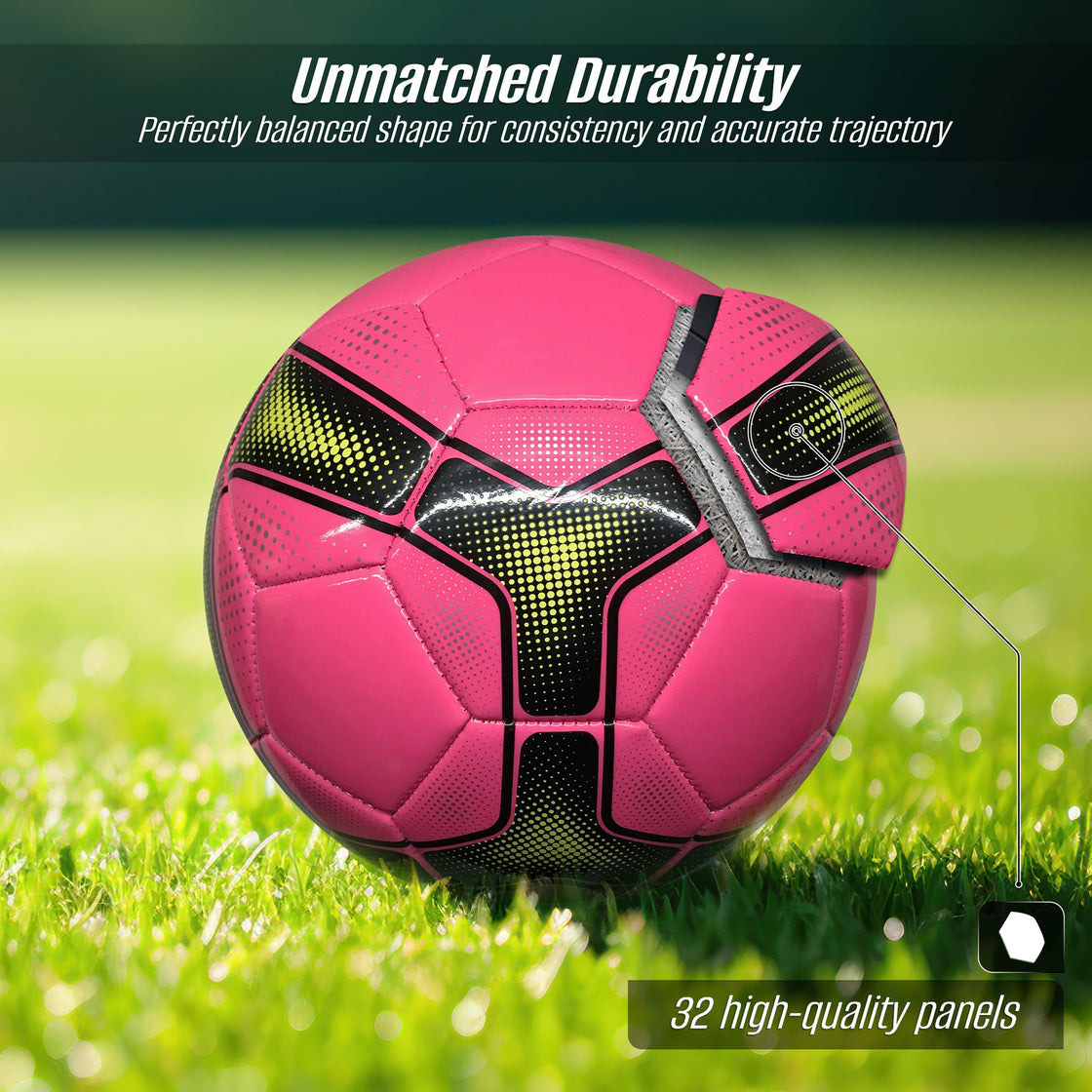 Sports Cordoba Usa Soccer Balls-Pink - Vizari Sports