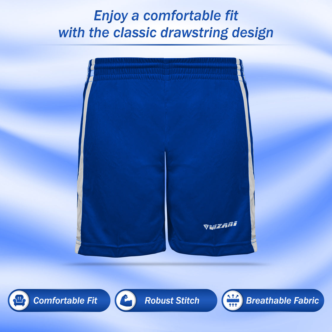 Campo Soccer Shorts - Navy - Vizari Sports