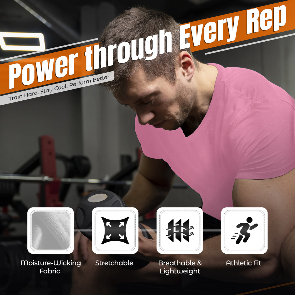 Performance T-Shirt-Neon Pink - Vizari Sports