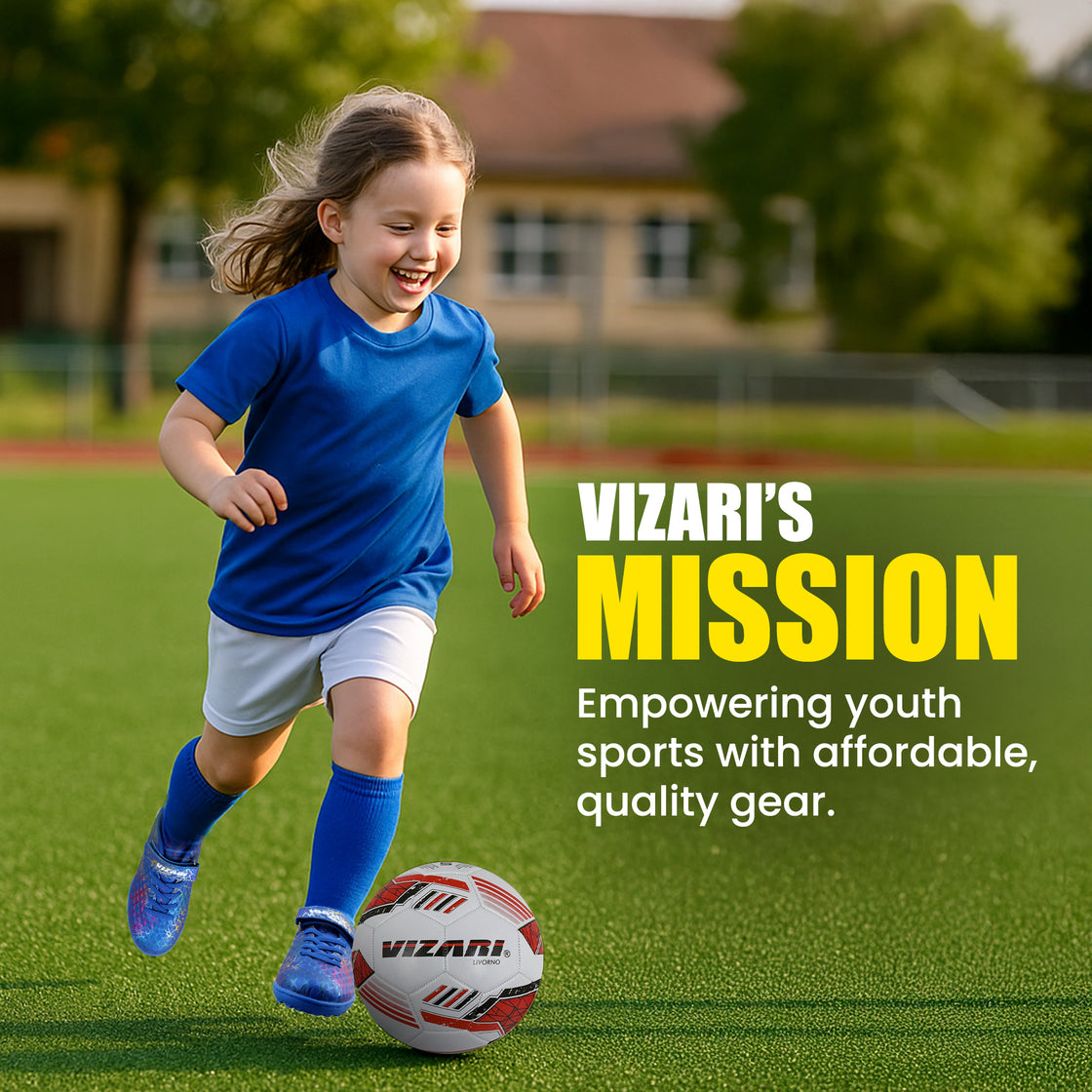 Zodiac Velcro Junior Turf Soccer Shoes - Blue